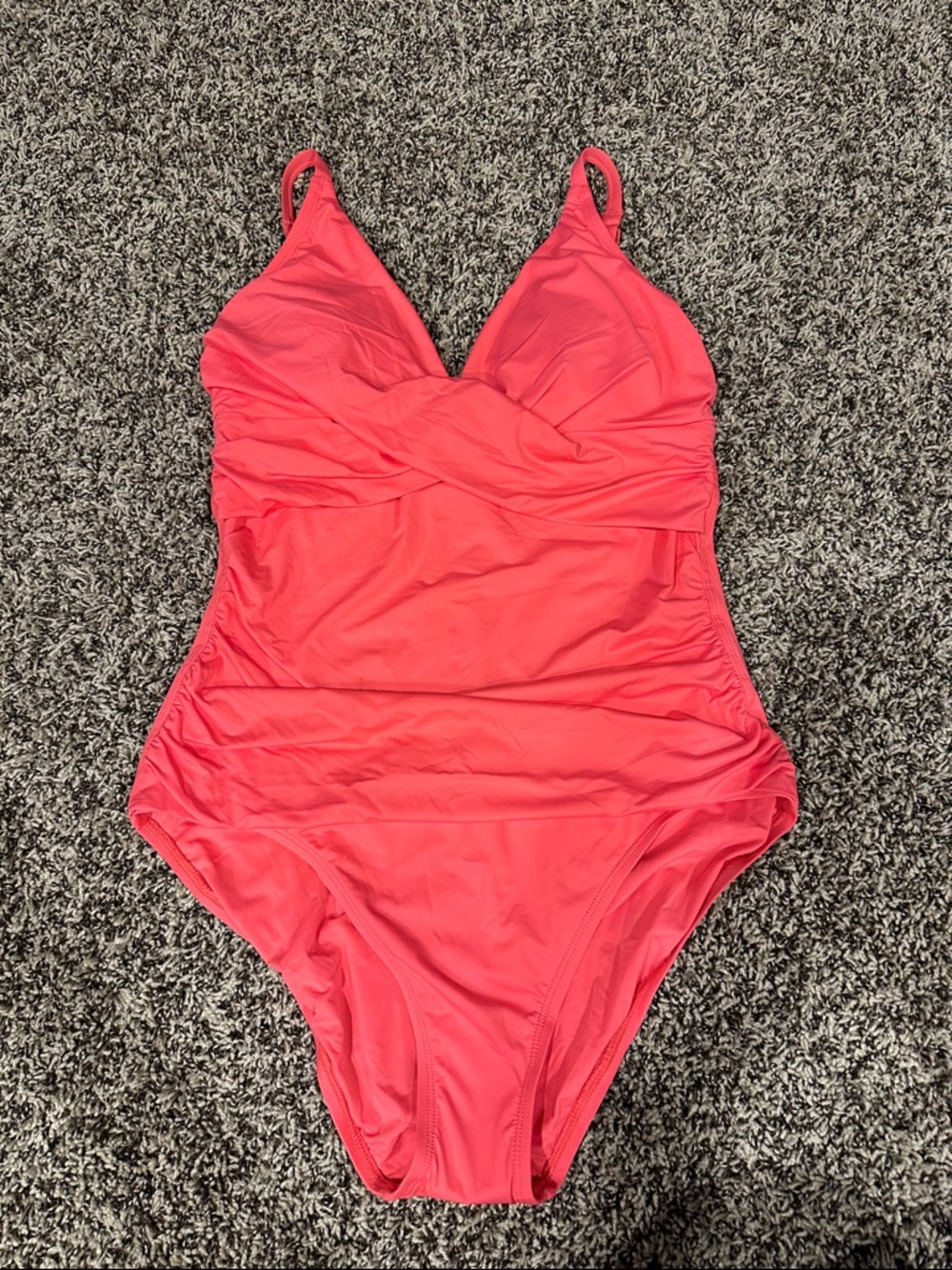 Tommy Bahama Coral Pink One-Piece Swimsuit